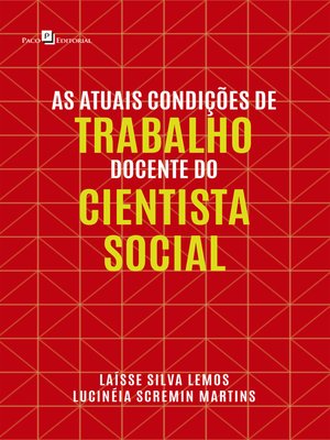 cover image of As Atuais Condições de Trabalho Docente do Cientista Social
